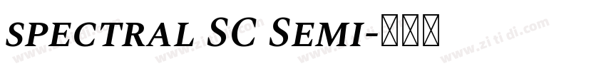 spectral SC Semi字体转换